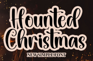 Hounted Christmas Font Download
