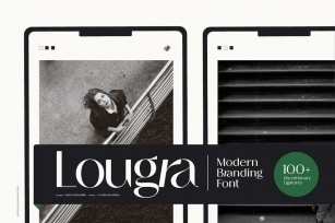 Lougra - Modern Branding Logo Font Font Download