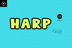 Harp - A Cute & Lovely Display Font Font Download