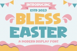 BLESS EASTER - A Modern Display Font Font Download