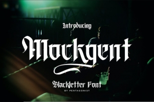 Mockgent | Blackletter Font Font Download