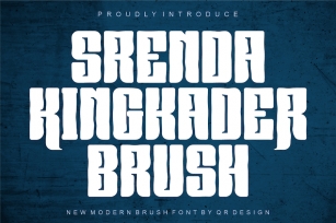 Srenda Kingkader Brush Font Download