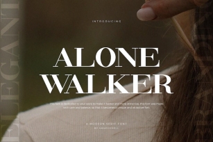 Alone Walker Elegant Serif Font Font Download
