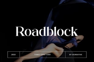 Roadblock Family Serif Font Font Download