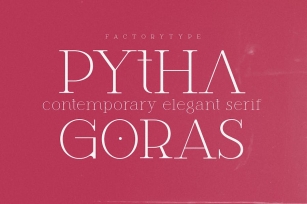 Pythagoras Contemporary Serif Font Download