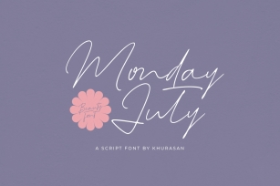 Monday July Font Download