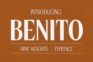 Benito - Timeless Typeface Font Download