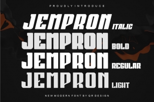 Jempron Font Font Download