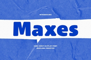 Maxes Sans Serif Display Font Font Download
