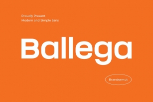 Ballega – Modern Sans Serif Font Download