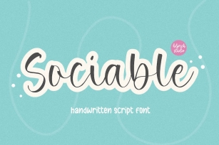 Sociable Script Font Font Download