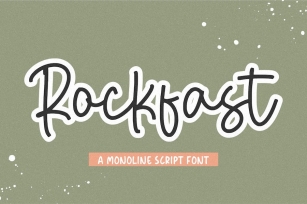 Rockfast Script Font Font Download