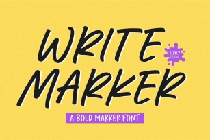 Write Marker Handwriting Font Font Download