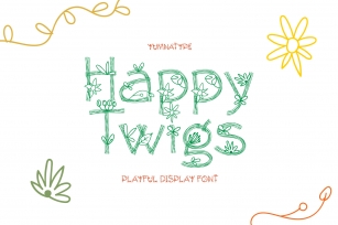 Happy Twigs Font Download