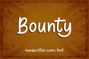 Bounty - Handwritten Comic Font Font Download