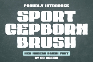 Sport Gepborn Brush Font Download