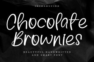 Chocolate Brownies Font Download