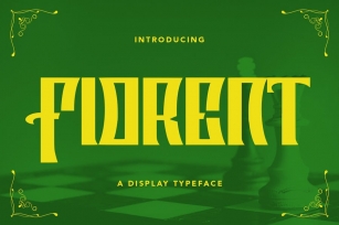 Fiorent Display Typeface Font Font Download