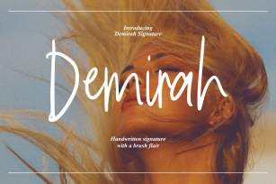Demirah Signature Font Download