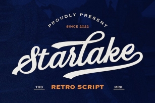Starlake - Retro Script Font Download