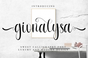 Gionalysa Font Download