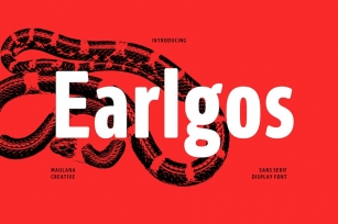 Earlgos Condensed Sans Font Font Download