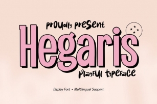 Hegaris - Playful Typeface Font Download