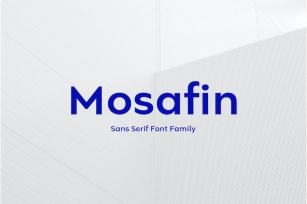 Mosafin Sans Serif Font Family Font Download
