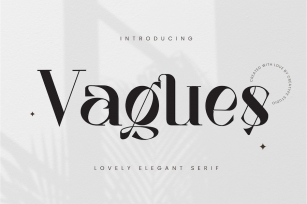 Vagues Elegant Serif Font Download