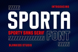 Sporta a Sporty Sans Serif Font Font Download