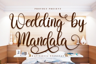 Wedding By Mandala Font Download