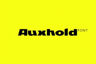 Auxhold Font Font Download