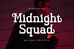 Midnight Squad - Stylish Serif Font Font Download