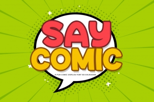 Say Comic Font Download
