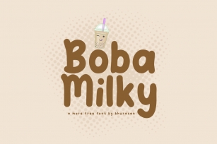 Boba Milky Font Download