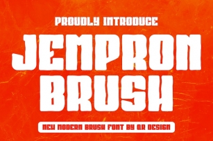 Jempron Brush Font Download