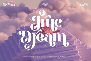 True Dream | Stylistic Display Font Download