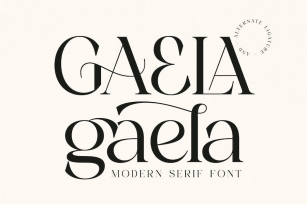 Gaela Modern Serif Font Font Download