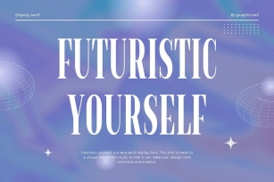 Futuristic Yourself Serif Font Font Download