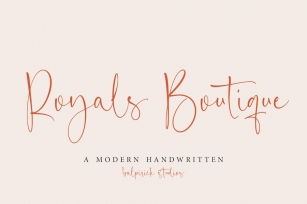 Royals Boutique Script Font Font Download