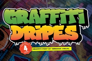 Graffiti Dripes - Graffiti Font Font Download