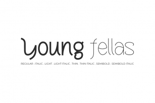 Young Fellas Thi Font Download