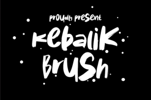 Kebalik Brush - Handbrush Font Download