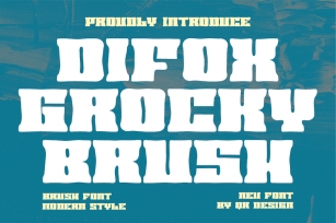 Difox Grocky Brush Font Download