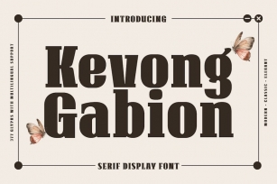 Kevong Gabion – Classic Serif font Font Download