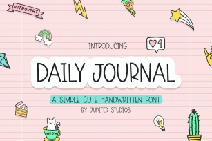 Daily Journal Font Font Download