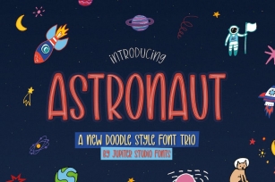 Astronauts Font Duo Font Download