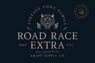 Road Race Extra Outline Font Download