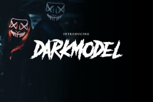 Darkmodel Horror Gothic Typeface Font Download