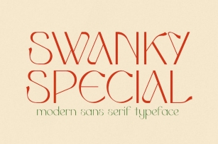Swanky Special - Fancy Sans Serif Font Download